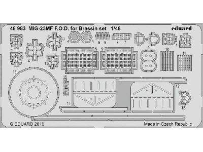 MiG-23MF F. O.D.  for Brassin set 1/48 - image 1