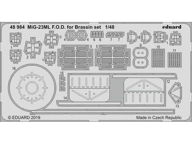 MiG-23ML F. O.D.  for Brassin set 1/48 - image 1