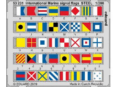 International Marine signal flags STEEL 1/200 - image 1