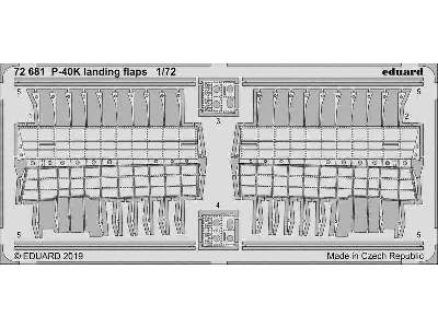 P-40K landing flaps 1/72 - image 1