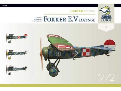 Fokker E.V - Lozenge - Limited Edition - image 1