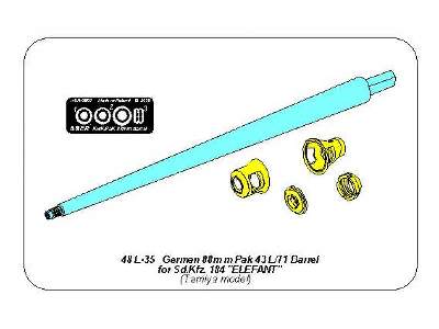 German 88mm Pak 43/2 L/71 barrel for Sd.Kfz.184 Elefant  - image 11