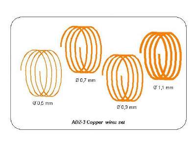 Wires set (diameter 0,5; 0,7; 0,9; 1,1 mm , length 1m each) - image 3