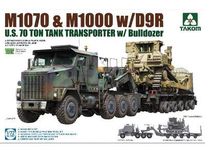 U.S. M1070 & M1000 w/D9R U.S. 70 Ton Tank Transporter w/Bulldoze - image 1