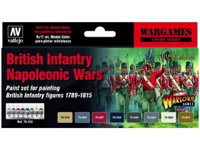 British Infantry Napoleonic Wars Paint Set - 6 pcs. - image 1