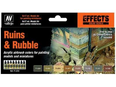 Model Air Set Ruins & Rubble - 8 pcs. - image 1