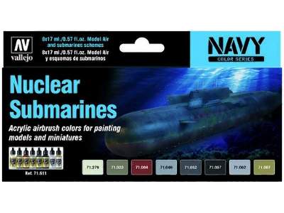 Model Air Set Nuclear Submarines - 8 pcs. - image 1