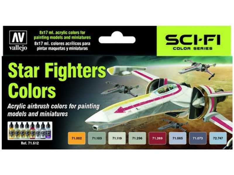 Model Air Set Star Fighters Colors - 8 pcs. - image 1