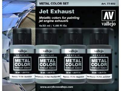 Jet Exhaust Metal Color Set - 4 pcs. - image 1