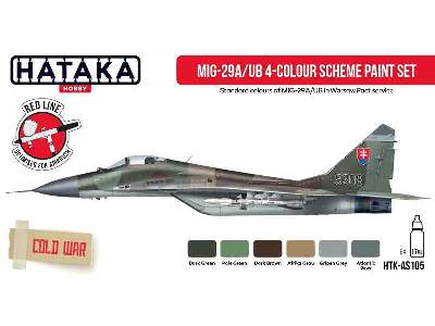 Mig-29a/Ub 4-colour Scheme Paint Set - image 1