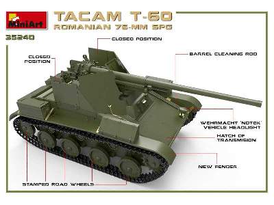 Romanian 76-mm Spg Tacam T-60 Interior Kit - image 37
