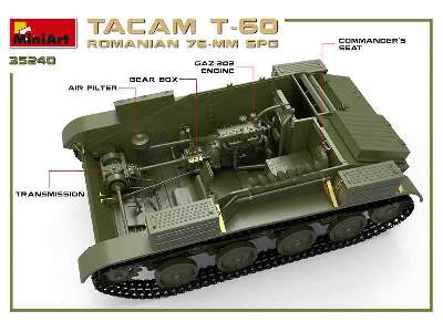 Romanian 76-mm Spg Tacam T-60 Interior Kit - image 43