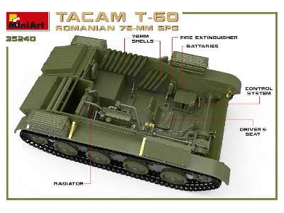 Romanian 76-mm Spg Tacam T-60 Interior Kit - image 44