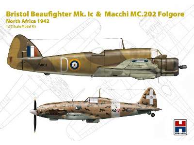 Beaufighter Mk. IC & Macchi MC.202 Folgore, North Africa 1942 - image 1