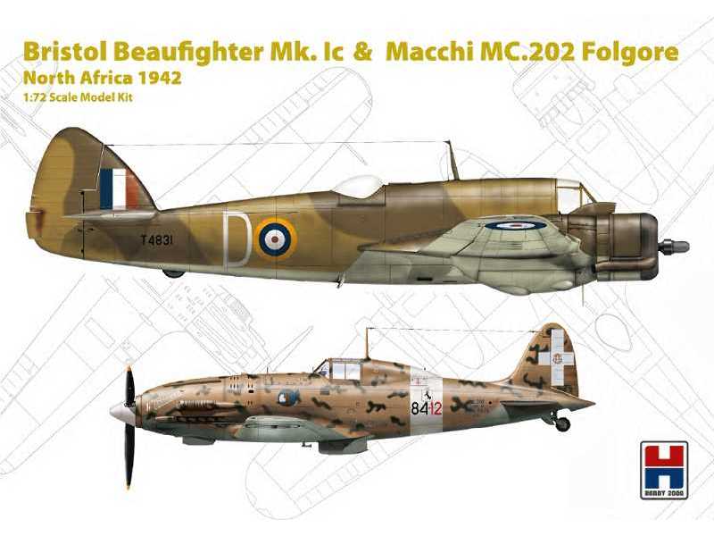 Beaufighter Mk. IC & Macchi MC.202 Folgore, North Africa 1942 - image 1
