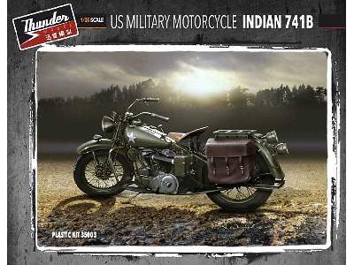 US Military Motorcycle Indian 741B - image 1