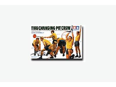 Tire Changing Pit Crew Figure Set - image 1