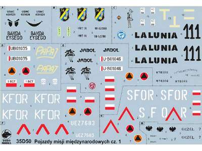 Polish Army vehicles on foreign missions - vol.1 - image 1