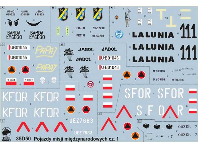 Polish Army vehicles on foreign missions - vol.1 - image 1