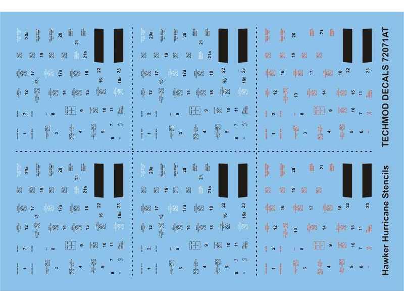 Hawker Hurricane Stencils - image 1