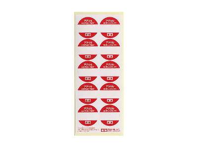 Cap Labels (For Acrylic Paints) - image 1