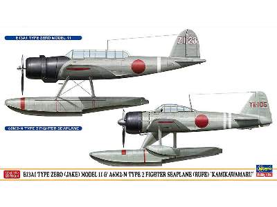 E13A1 Type Zero Jake Model 11 & A6M2-N Type 2 Seaplane Rufe - image 1