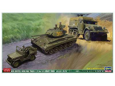 M24 Chaffee & M3A1 Half Track & 1/4-Ton 4x4 Truck - image 1