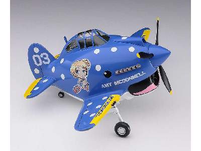 52182 Egg Girls Collection Amy McDonnell w/P-40 Warhawk - image 5