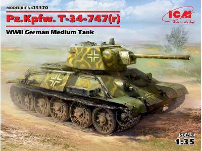 Pz.Kpfw. T-34-747 (r) - WWII German Medium Tank - image 1