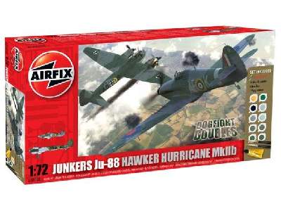 Dogfight Double Junkers Ju-88 & Hawker Hurricane MkIIb Gift set - image 1