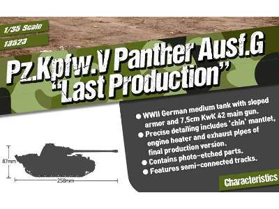 German Pz.Kpfw.V Panther Ausf.G - Last Production - image 2