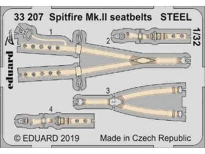 Spitfire Mk. II seatbelts STEEL 1/32 - image 1