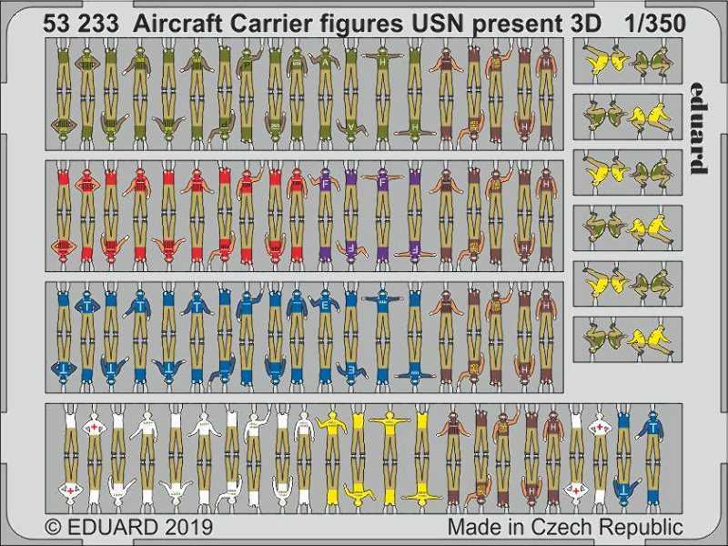 Aircraft Carrier figures USN present 3D 1/350 - image 1