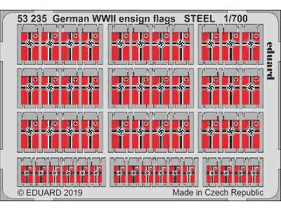 German WWII ensign flags STEEL 1/700 - image 1