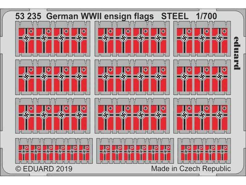 German WWII ensign flags STEEL 1/700 - image 1