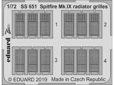 Spitfire Mk. IX radiator grilles 1/72 - image 1