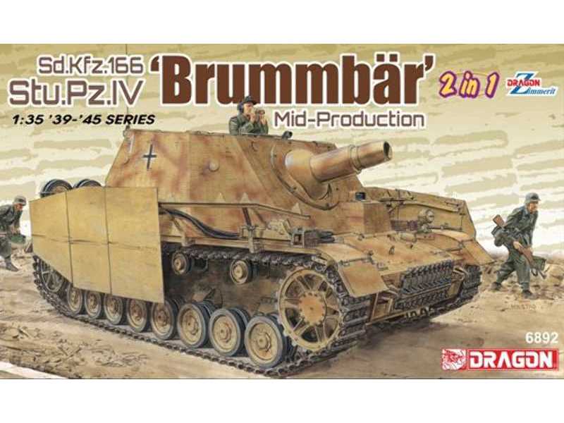 Sd.Kfz.166 Stu.Pz.IV Brummbär Mid-production 2 In 1 - image 1