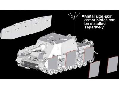 Sd.Kfz.166 Stu.Pz.IV Brummbär Mid-production 2 In 1 - image 21