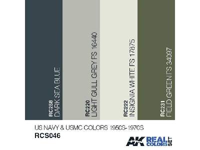 US Navy & Usmc Colors 1950s-1970s Set - image 2