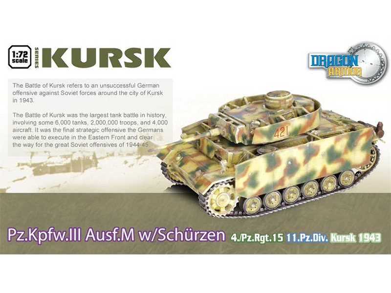 Pz.Kpfw.III Ausf.M w/Schurzen 4./Pz.Rgt.15, 11.Pz.Div. Kursk '43 - image 1