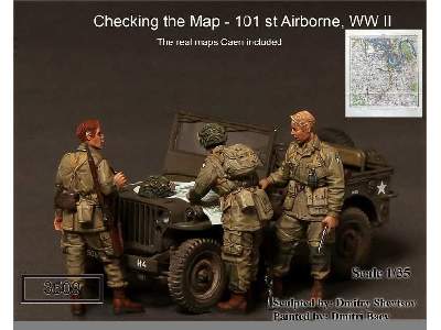 Checking The Map - 101st Airborne, WWii - image 1