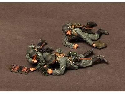 German 5 cm Mortar Grw 36 Team.1939-42 3 Figures - image 4