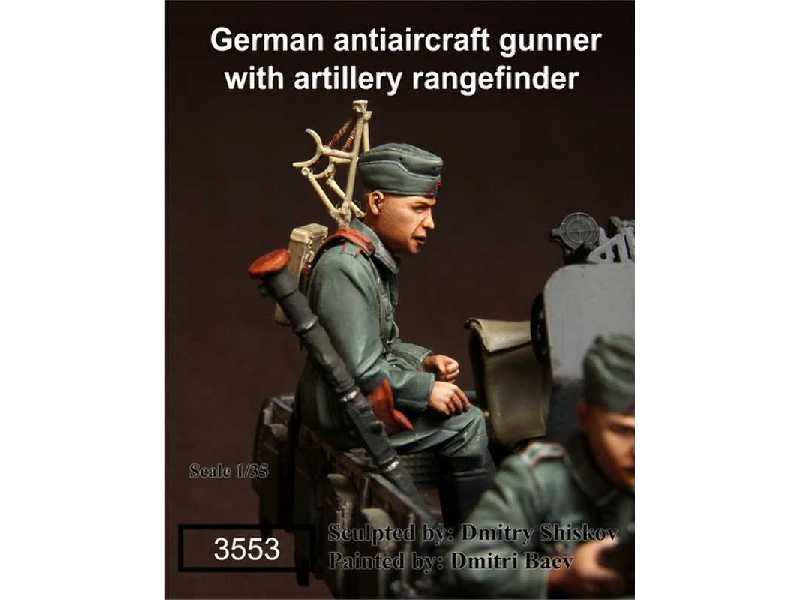 German Antiaircraft Gunner With Artillery Rangefinder - image 1