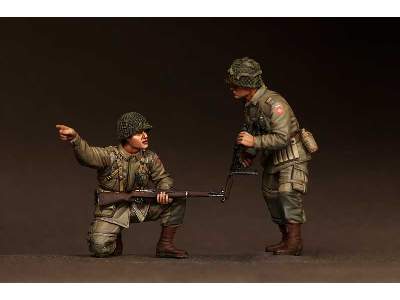 1 Lieutenant And Private 82st Airborne, WW Ii 2 Figures - image 3