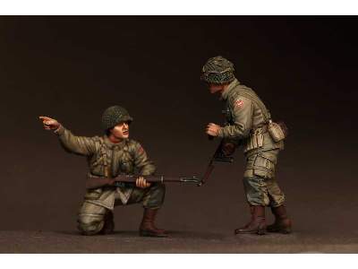 1 Lieutenant And Private 82st Airborne, WW Ii 2 Figures - image 4