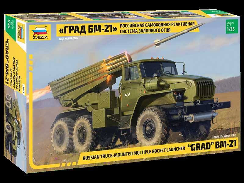 Russian Truck-Mounted Multiple Rocket Launcher BM-21 Grad - image 1