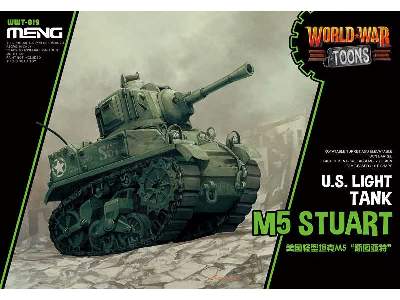 World War Toons M5 Stuart U.S. Light Tank - image 1