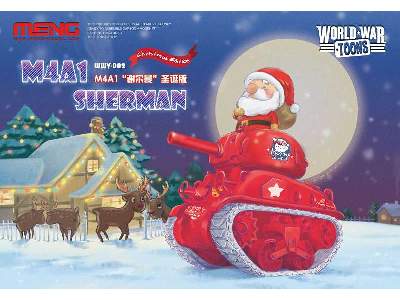 World War Toons Christmas Edition M4A1 Sherman - image 1