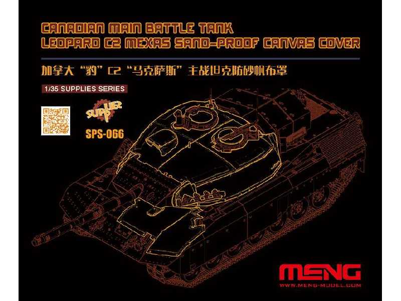 Canadian Tank Leopard C2 MEXAS Sand-Proof Canvas Cover - image 1 Canadian Tank Leopard C2 MEXAS Sand-Proof Canvas Cover - image 1