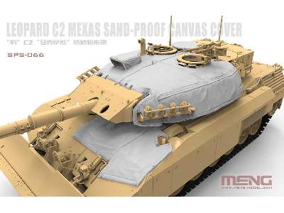 Canadian Tank Leopard C2 MEXAS Sand-Proof Canvas Cover - image 2